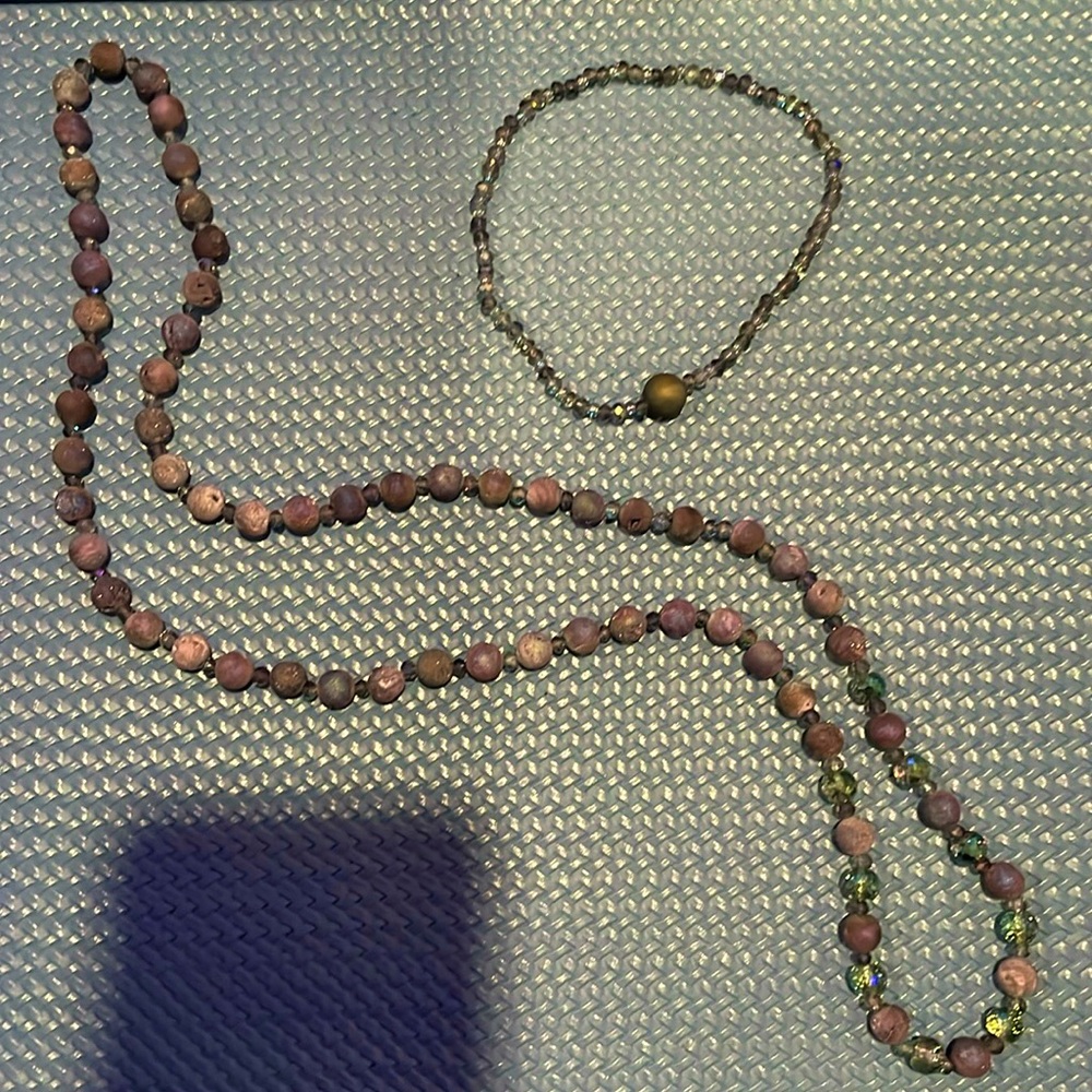 ✨ Handmade Stretch Necklace & Anklet ✨